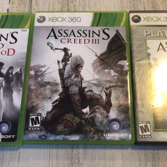 Assassins creed XBOX 360 game combo pack 3 games gaming system games vid… - Picture 3 of 14